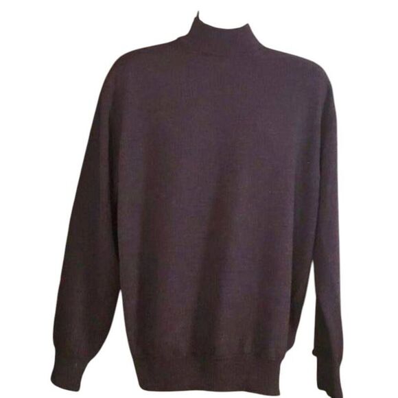 BARNEYS NEW YORK Merino Wool Turtlneck Sweater Size 16 - Picture 2 of 6